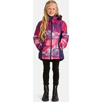 Chlapecká bunda Juniorská lyžařská bunda Huppa Marita fuchsia pattern/ dark lilac velikost 152