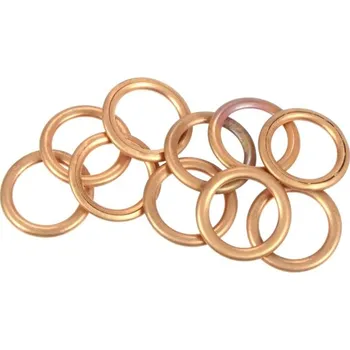 Triumf podložka měděná těsnící, dutá 6x12x1,5 mm ze sady 100-05094, balení 10 ks - 100-05096