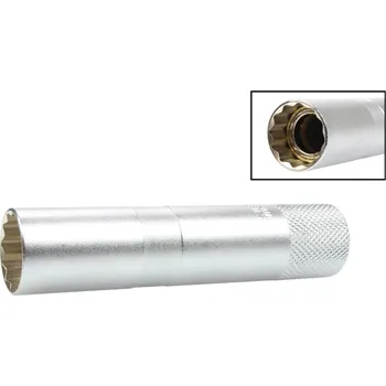 Gola hlavice Triumf hlavice nástrčná 3/8", 12ti hran 16 x 90 mm, na zapalovací svíčky vozů Ford - 100-06791