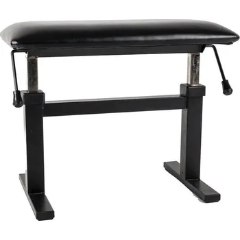 GEWA Piano stolička Deluxe Auto Lift XLPotah - koženka, zelená barva 41