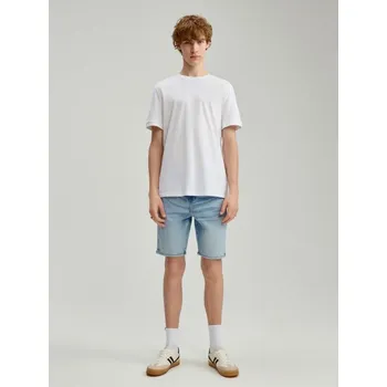 Pánská móda Džínové kraťasy - 33 - House - modrý - 657EX-50J