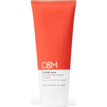 Vlasová regenerace O&M CLEAN.tone Copper Color Treatment vyživující maska pro barvené vlasy 200 ml