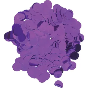 Konfeta Metalické konfety fialové
