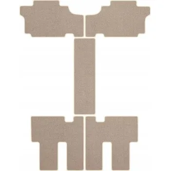 autokoberec Velurové autokoberce Edecor Hyundai Staria 7os. LUX B, 5 dílná sada