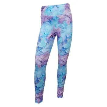 Dívčí legíny Dětské legíny Fantom z mléčného hedvábí - fialovo-tyrkysové velikost 164