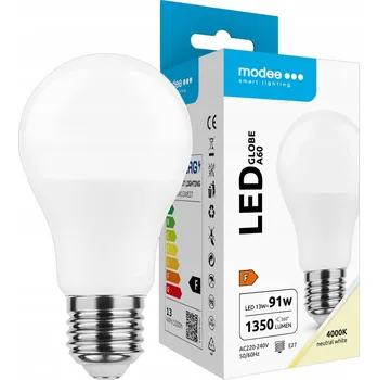 Žárovka Modee Lighting LED žárovka E27 13W 4000K A60 (91W)