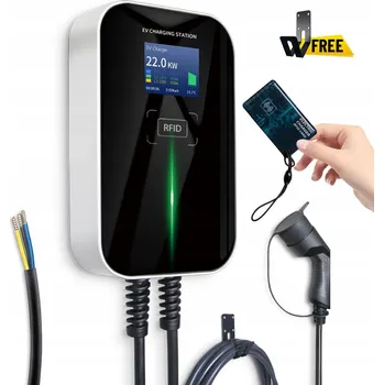 Nabíjecí stanice pro elektromobil Nabíječka automobilová s RFID technologií pro elektromobily BESEN 22kW