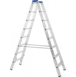 VENBOS Profi 5508 Štafle 2 x 8 příčky, hliníkové VENBOS VEN.5508