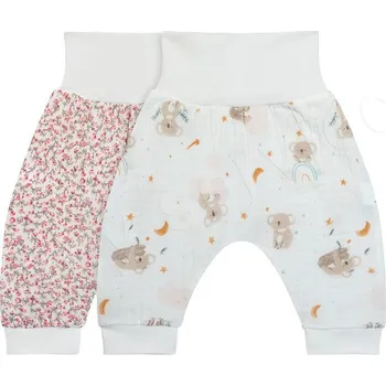 Kojenecký body Baby Service Kojenecké buggy tisk kytičky - Vel. 68