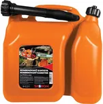 Slovakia Trend kanystr kombinovaný s nálevkou, dvoukomorový, objem benzín 6 l / olej 2,5 l - 112-254491