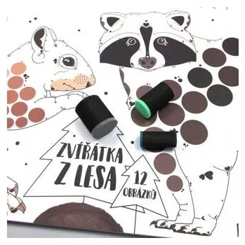 Cestovní hra Puntíkovánky - zvířátka z lesa