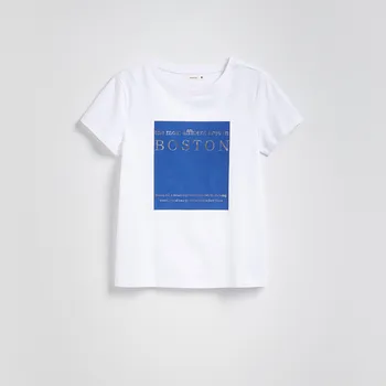 Dámské tričko Reserved - Tričko s potiskem - bílá - 324DT-00X - 324DT-00X-XL