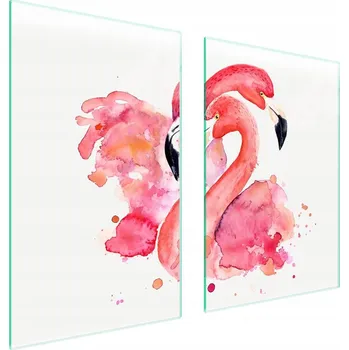 Obraz Skleněná ochranná deska na sporák 65x52 Pták