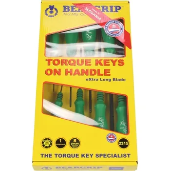 Šroubovák Beargrip šroubováky zástrčné Inbus 2 - 10 mm, s koulí, sada 8 dílů, 2315 - 111-31912