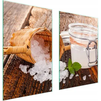 Obraz Skleněná ochranná deska na sporák 65x52 Sůl