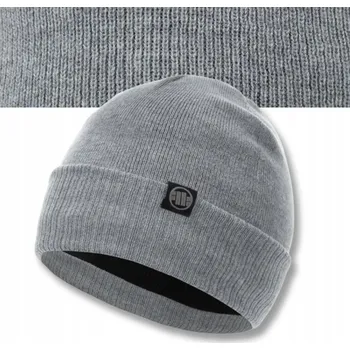 Čepice Pitbull zimní čepice beanie šedá, univerzální velikost