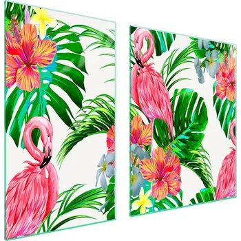 Obraz Skleněná ochranná deska na sporák 100x52 Pták