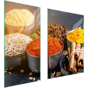 Obraz Skleněná ochranná deska na sporák 75x52 Kuchyně