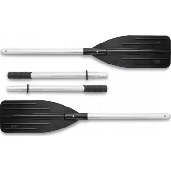 Člun HLINÍKOVÁ DVOJITÁ PÁDLA PRO GUMOVÝ ČLUN, LOĎ, SET INTEX