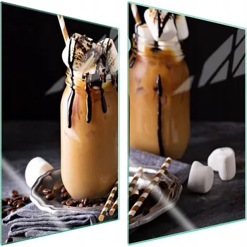 Obraz Skleněná ochranná deska na sporák 2x35x52 Dezert