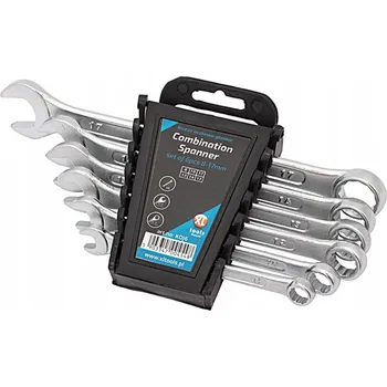 Klíč SADA OČKO-PLOCHÝCH KLÍČŮ, 6 KUSŮ, 8-17MM, V POUZDRU