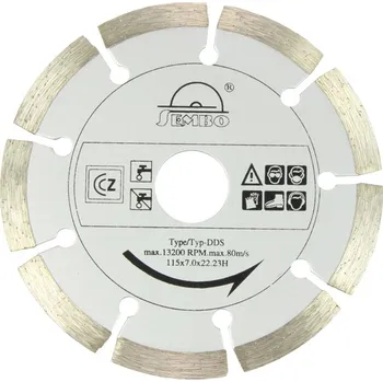 Řezný kotouč Sembo Tools kotouč diam. segment. 115 mm - 001-1960700