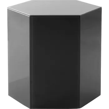 Toaletní stolek Jotex Černý odkládací stolek STARLITE 40 x 40 cm
