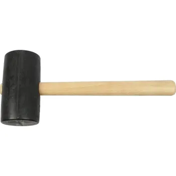 Kladivo palička gumová pr.50 x 85 mm, 400 g, černá - 100-05256