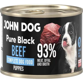 Krmivo pro psa John Dog Pure Black Junior krmivo mokrá pro štěňata Hovězí 200 g