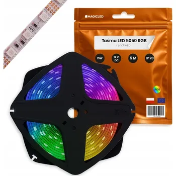 LED osvětlení LED pásek 5050 RGB IP20 Česká Premium kvalita 60 LED/m 5m se samolepicí páskou