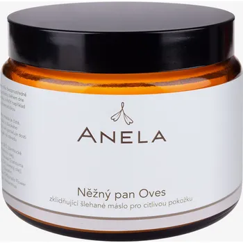 Anela Něžný pan Oves Obsah: 500 ml zklidňující šlehané máslo pro citlivou pokožku
