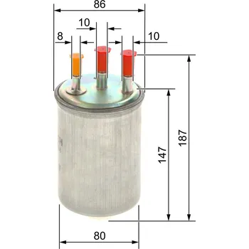 Palivový filtr Palivový filtr BOSCH 0 450 906 508