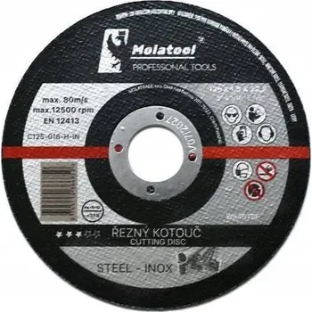 Řezný kotouč Kotouč řezný 125 x 1,6 x 22,2 mm Molatool Standard