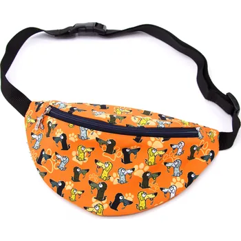 Outdoorové zavazadlo Pískací Potvůrky Ledvinka - pudl Barva: oranžová