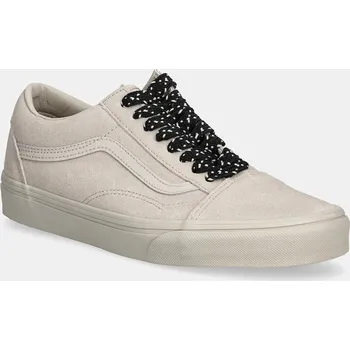 Pánská obuv Semišové tenisky Vans Old Skool VN000D9YTUP1 béžová 01X, EUR 46