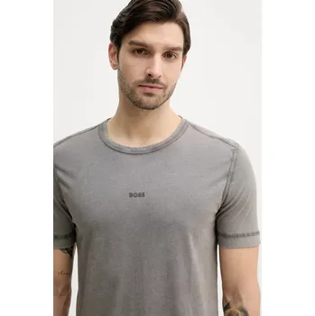 Pánské tričko Bavlněné tričko BOSS Orange BOSS ORANGE 50502173 hnědá 98X, vel. S