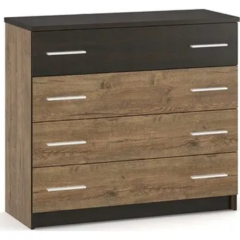 Komoda Komoda Nejlevnějšínábytek.cz NODULOSA 103 x 40 x 92 cm v odstínech hnědé