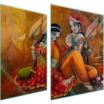 Obraz Skleněná ochranná deska na sporák 70x52 Žena