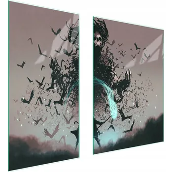 Obraz Skleněná ochranná deska na sporák 75x52 Pop Art