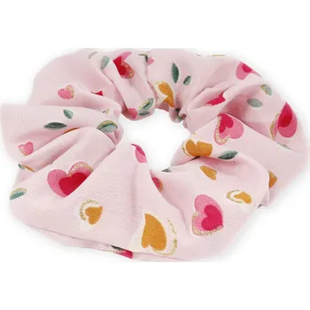 Látková gumička do vlasů Barva: růžová