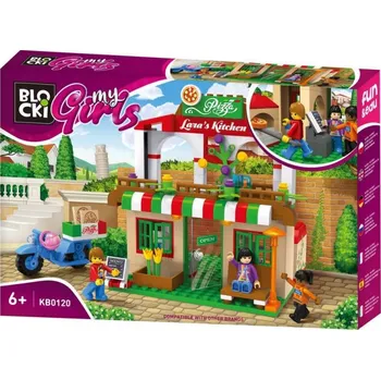 ostatní stavebnice MyGirls Pizzeria Lary Blocki Stavebnice dílů