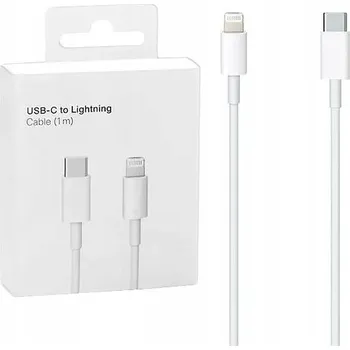 Kabel Alogy USB typ C - Apple Lightning 1 m bílý