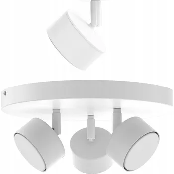 Stropní STROPNÍ SVÍTIDLO LED reflektor bílý GX53 Česká lampa moderní 3-bodový