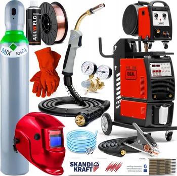 Svářečka INVERTOROVÁ SVÁŘEČKA IDEAL EXPERT MIG 500W MAG MMA ALU SYN 400V 500A 4R