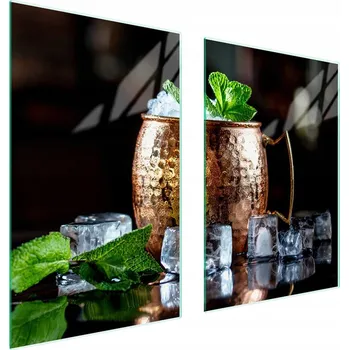 Obraz Skleněná ochranná deska na sporák 65x52 Led