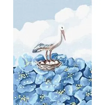 Set školních potřeb Malowanie po numerach - Kwitnąca dolina 30x40cm