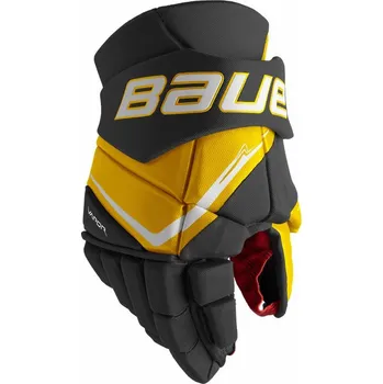 Sportovní chránič Rukavice Bauer Vapor Fly40 S25 SR, černá-žlutá, Senior, 14" Bauer