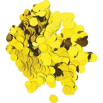 Konfeta Metalické konfety zlaté