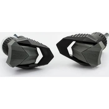 Pádové protektory rámu puig r19 3598n černý s šedou gumou