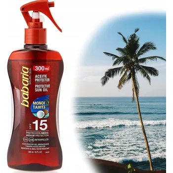 Přípravek na opalování OPALOVACÍ OLEJ VE SPREJI Babaria Sun Protective SPF15 300ml